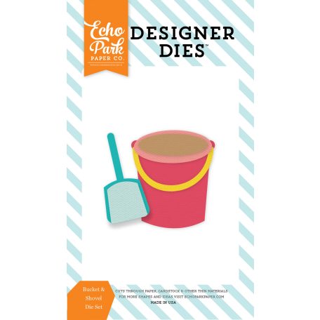 Echo Park vágósablon - Vödör és lapát - Bucket & Shovel - Designer Dies (1 csomag)