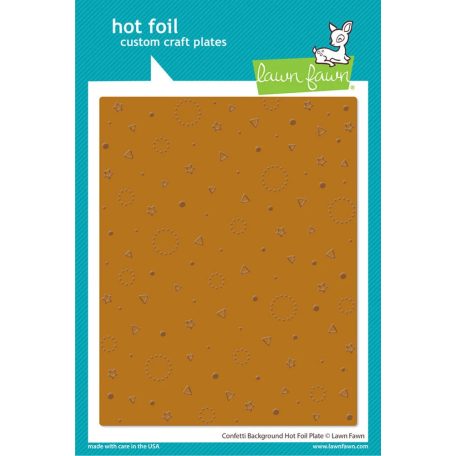 Lawn Fawn Klisé LF3188 - Confetti Background - Hot Foil Plate (1 db)