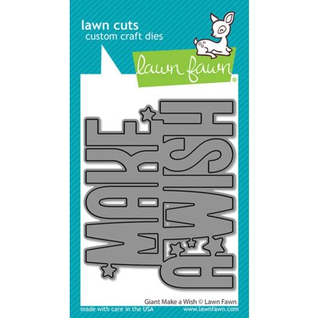 Lawn Fawn Vágósablon LF3185 - Giant Make A Wish - Lawn Cuts (1 csomag)