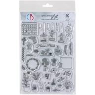  Ciao Bella Szilikonbélyegző - BuJo House Plants - Clear Stamp Set 6"x8" (1 csomag)