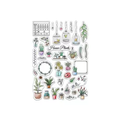   Ciao Bella Szilikonbélyegző - BuJo House Plants - Clear Stamp Set 6"x8" (1 csomag)