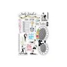 Ciao Bella Szilikonbélyegző - BuJo Fitness - Clear Stamp Set 6"x8" (1 csomag)