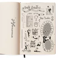   Ciao Bella Szilikonbélyegző - BuJo Fitness - Clear Stamp Set 6"x8" (1 csomag)