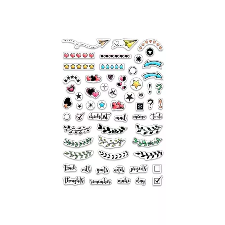 Ciao Bella Szilikonbélyegző - BuJo Planner - Clear Stamp Set 4"x6" (1 csomag)