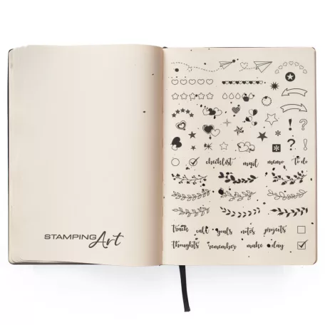 Ciao Bella Szilikonbélyegző - BuJo Planner - Clear Stamp Set 4"x6" (1 csomag)