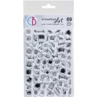 Ciao Bella Szilikonbélyegző - BuJo Family - Clear Stamp Set 4"x6" (1 csomag)