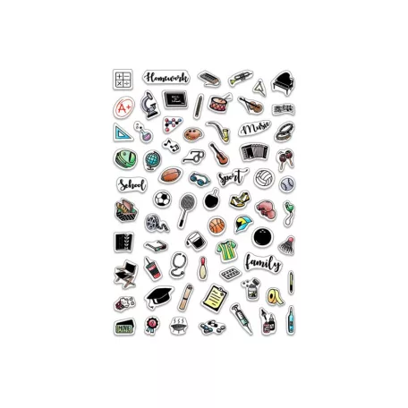 Ciao Bella Szilikonbélyegző - BuJo Family - Clear Stamp Set 4"x6" (1 csomag)