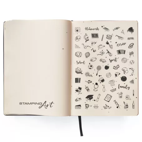 Ciao Bella Szilikonbélyegző - BuJo Family - Clear Stamp Set 4"x6" (1 csomag)