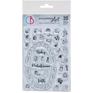   Ciao Bella Szilikonbélyegző - BuJo Baby - Clear Stamp Set 4"x6" (1 csomag)