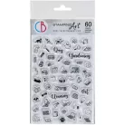 Ciao Bella Szilikonbélyegző - BuJo Everyday - Clear Stamp Set 4"x6" (1 csomag)