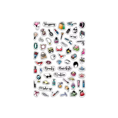 Ciao Bella Szilikonbélyegző - BuJo Beauty - Clear Stamp Set 4"x6" (1 csomag)