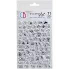 Ciao Bella Szilikonbélyegző - BuJo Cooking - Clear Stamp Set 4"x6" (1 csomag)