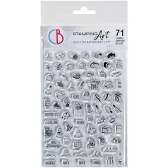   Ciao Bella Szilikonbélyegző - BuJo Cooking - Clear Stamp Set 4"x6" (1 csomag)