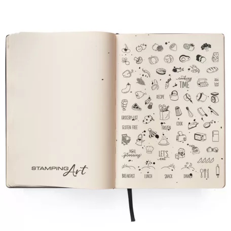 Ciao Bella Szilikonbélyegző - BuJo Cooking - Clear Stamp Set 4"x6" (1 csomag)