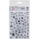 Ciao Bella Szilikonbélyegző - BuJo Party - Clear Stamp Set 4"x6" (1 csomag)