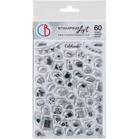 Ciao Bella Szilikonbélyegző - BuJo Party - Clear Stamp Set 4"x6" (1 csomag)