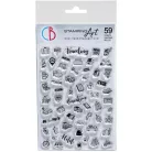 Ciao Bella Szilikonbélyegző - BuJo Travel - Clear Stamp Set 4"x6" (1 csomag)