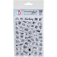   Ciao Bella Szilikonbélyegző - BuJo Travel - Clear Stamp Set 4"x6" (1 csomag)