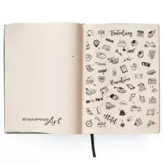   Ciao Bella Szilikonbélyegző - BuJo Travel - Clear Stamp Set 4"x6" (1 csomag)