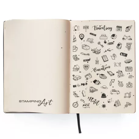 Ciao Bella Szilikonbélyegző - BuJo Travel - Clear Stamp Set 4"x6" (1 csomag)