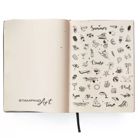 Ciao Bella Szilikonbélyegző - BuJo Summer - Clear Stamp Set 4"x6" (1 csomag)