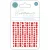Craft Consortium Öntapadós díszítőelem  - Red - Adhesive Dew Drops (1 csomag)