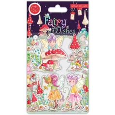   Craft Consortium Szilikonbélyegző  - Clear Stamps -  Flowers - Fairy Wishes (1 csomag)