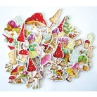 Craft Consortium Chipboard matrica  - Chipboard Ephemera - Fairy Wishes (1 csomag)