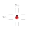 Craft Consortium Díszítőelem  - Adhesive Wooden Ladybirds - Fairy Wishes (1 csomag)