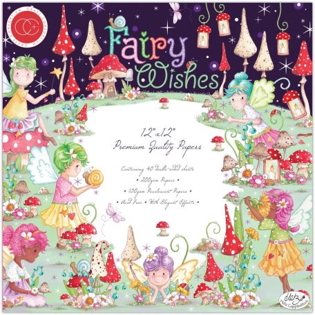 Craft Consortium Papírkészlet 12" (30 cm) - Paper Pad - Fairy Wishes (40 lap)