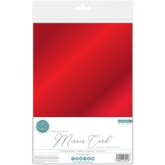   Craft Consortium Tükörkarton A4 - Red - Piros - The Essential Mirror Card (10 lap)