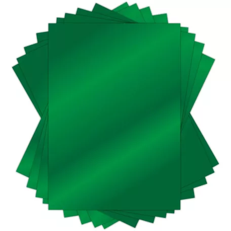 Craft Consortium Tükörkarton A4 - Green - Zöld - The Essential Mirror Card (10 lap)