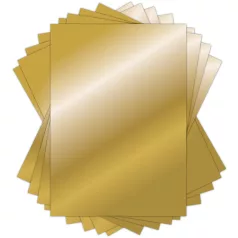   Craft Consortium Tükörkarton A4 - Gold - Arany - The Essential Mirror Card (10 lap)