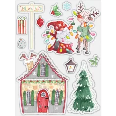   Craft Consortium Szilikonbélyegző  - Clear Stamps - It's Snome Time 2 (1 csomag)