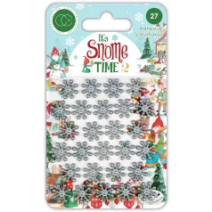   Craft Consortium Díszítőelem  - Adhesive Snowflakes - It's Snome Time 2 (1 csomag)