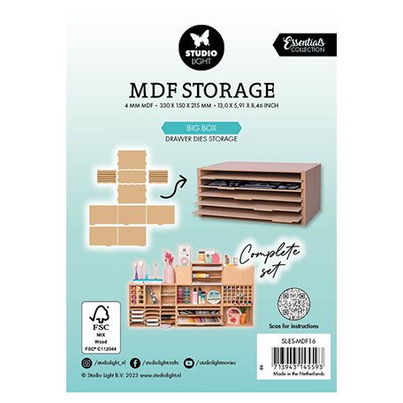 StudioLight Tároló / Rendszerező - Storage Half Box Drawer - Storage Boxes (1 db)