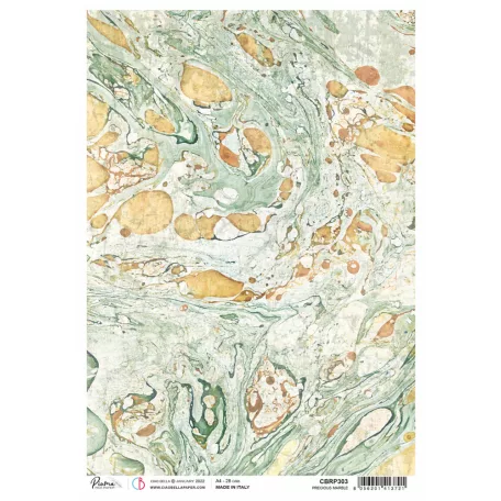 Ciao Bella Rizspapír A4 - Precious marble - Reign of Grace - Rice Paper (1 ív)