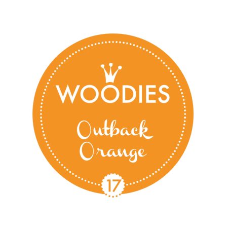 Colop Tintapárna  - Outback Orange (17) NEON - Woodies Stamp Pads (1 db)