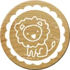 Colop Gumibélyegző  - Lion - Woodies Rubber Stamp (1 db)