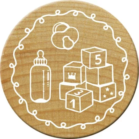 Colop Gumibélyegző  - Cube - Woodies Rubber Stamp (1 db)