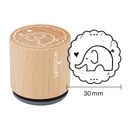 Colop Gumibélyegző  - Elephant - Woodies Rubber Stamp (1 db)