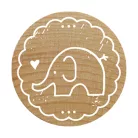 Colop Gumibélyegző  - Elephant - Woodies Rubber Stamp (1 db)