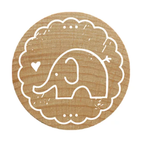Colop Gumibélyegző  - Elephant - Woodies Rubber Stamp (1 db)