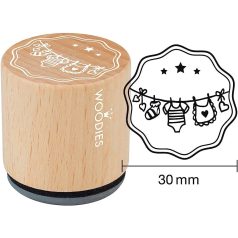   Colop Gumibélyegző  - Clothes line - Woodies Rubber Stamp (1 db)