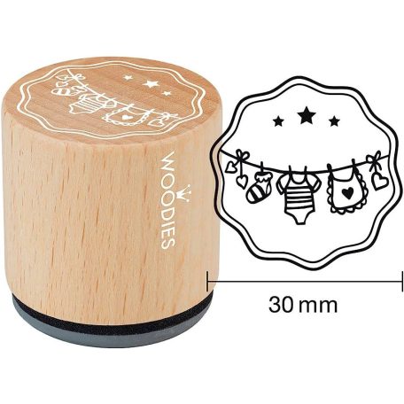 Colop Gumibélyegző  - Clothes line - Woodies Rubber Stamp (1 db)