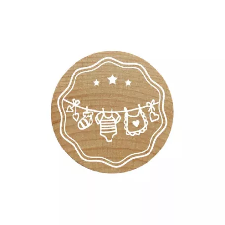 Colop Gumibélyegző  - Clothes line - Woodies Rubber Stamp (1 db)