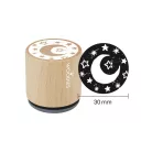 Colop Gumibélyegző  - Moon and stars - Woodies Rubber Stamp (1 db)