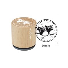   Colop Gumibélyegző  - Baby shoes - Woodies Rubber Stamp (1 db)