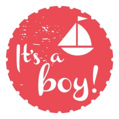   Colop Gumibélyegző  - It’s a boy - Woodies Rubber Stamp (1 db)