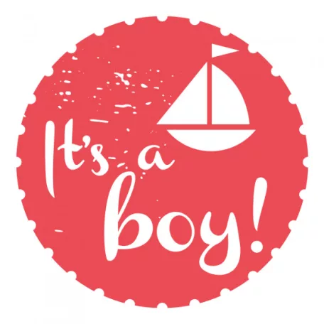 Colop Gumibélyegző  - It’s a boy - Woodies Rubber Stamp (1 db)